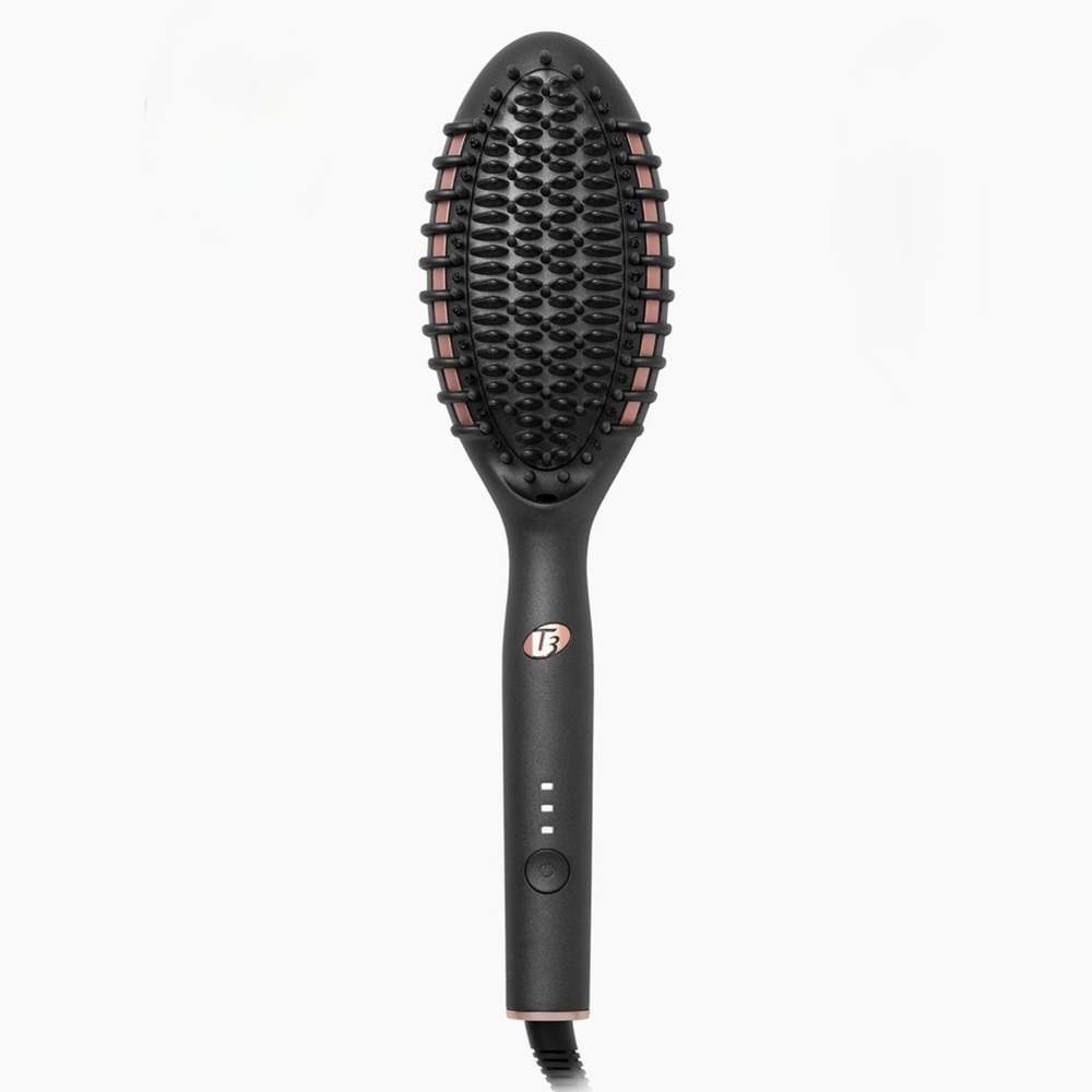 Black T3 Edge Straightening and Smoothing Brush Ceramic